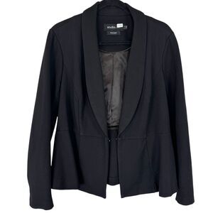 Studio by Torrid Black drop aline blazer jacket open or eye hook closure Size 1X